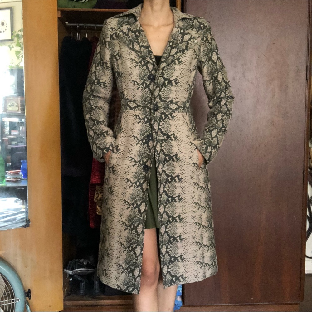 Rachel Roy Snake skin coat